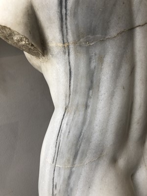 Lot 313 - An Italian Grand Tour marble torso, after the...