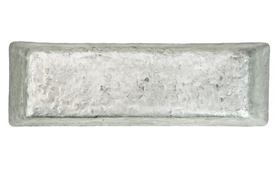 Lot 129 - A Cornish Tin Ingot. A unique opportunity to purchase the last tin from the last Cornish mine.