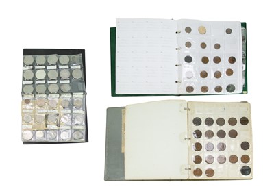 Lot 181 - Three albums of Great Britain and World Coins