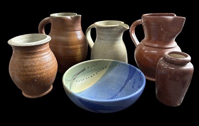 Lot 30 - Studio pottery, comprising a Barry Huggett...