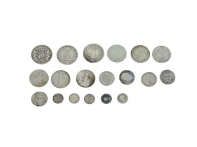 Lot 170 - Great Britain Coinage - silver pre 1920.