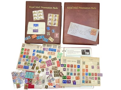 Lot 101 - Great Britain Presentation Packs 1990 - 2001 plus other stamps.