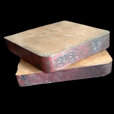 Lot 31 - Two copper ingots, 6.266kg in weight.