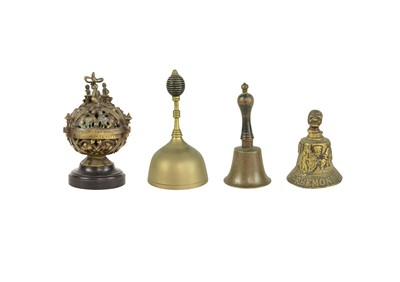 Lot 191 - A bronze Hebrew bell.