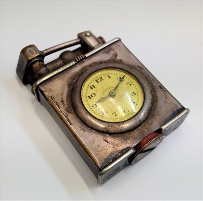 Lot 2636 - A Parker Beacon Dunhill silver plated...
