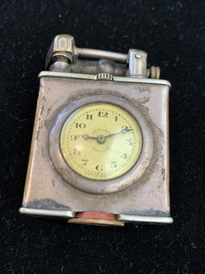 Lot 2636 - A Parker Beacon Dunhill silver plated...