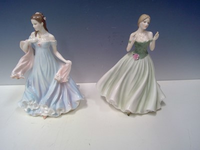 Lot 45 - Three Royal Worcester Figures. With all my...