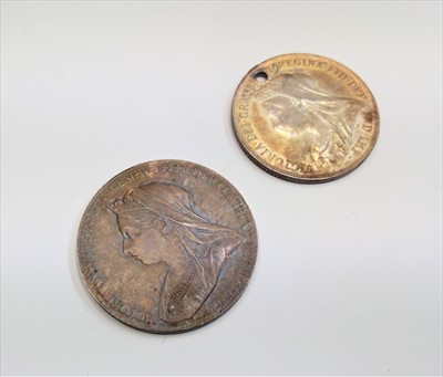 Lot 2646 - A Victorian silver 1897 medal by Buck and an...