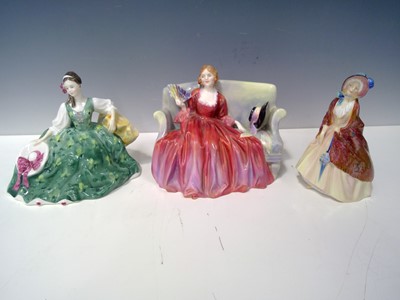 Lot 35 - Three Vintage Royal Doulton Figures. Sweet and...