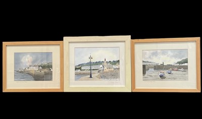 Lot 43 - Three watercolours by the local artist Robert...