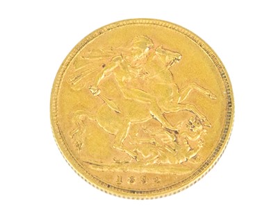 Lot 111 - 1892 Victorian Jubilee Head Sovereign.