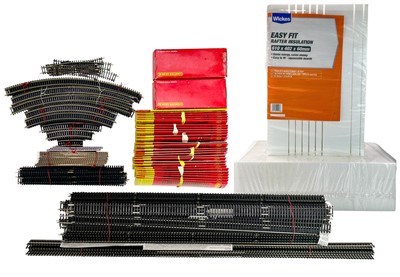Lot 413 - Two boxes of Hornby Track.