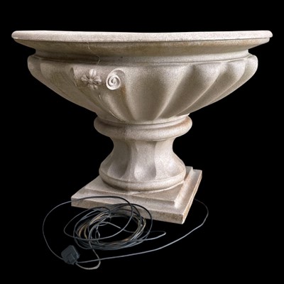 Lot 10 - A Large moulded plastic Water feature in the...