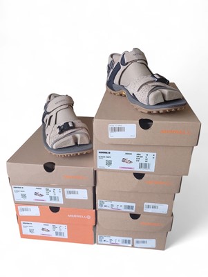 Lot 5 - Five Pairs of Ladies Merrell Walking Sandals