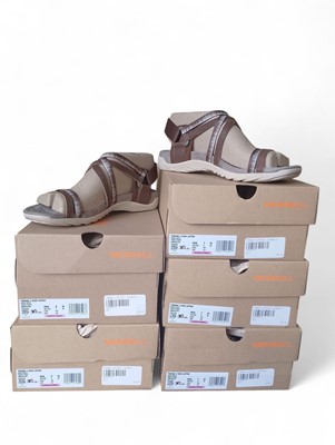 Lot 7 - Five Pairs of Ladies Merrell Walking Sandals