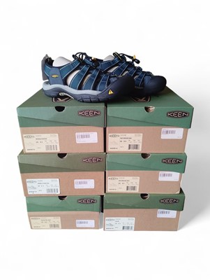 Lot 8 - Six Pairs of Men's Keen Newport Walking Sandals