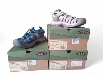 Lot 10 - Three Pairs of Ladies Keen Walking Sandals