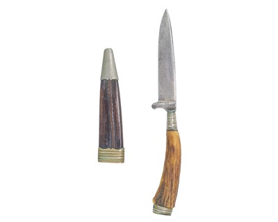 Lot 274 - A WWI German trench/boot knife.