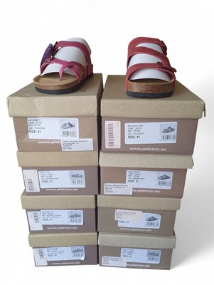 Lot 21 - Eight Pairs of Ladies Walking Sandals