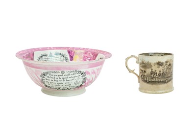 Lot 382 - A Sunderland lustre bowl by Dixon Phillips.