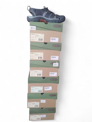 Lot 27 - Six Pairs of Men's Keen Walking Sandals