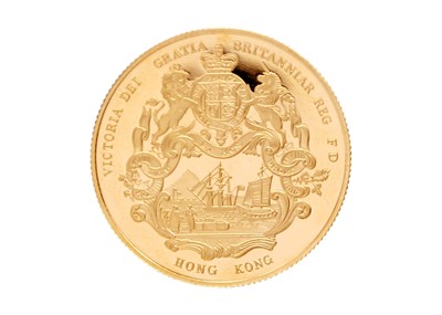 Lot 54 - HONG KONG LUNAR ANIMAL 22K GOLD MEDAL SET - A set of nine gold proof medals with booklets.