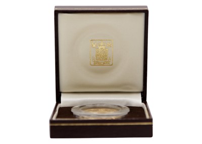 Lot 54 - HONG KONG LUNAR ANIMAL 22K GOLD MEDAL SET - A set of nine gold proof medals with booklets.