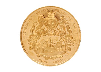 Lot 54 - HONG KONG LUNAR ANIMAL 22K GOLD MEDAL SET - A set of nine gold proof medals with booklets.