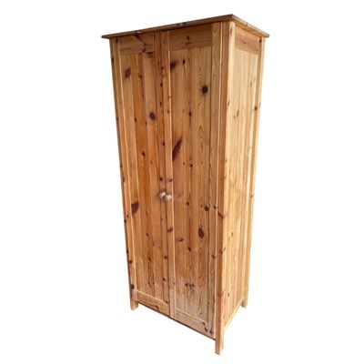 Lot 28 - A Pine Wardrobe. 50cm deep x 70cm wide x 180cm...