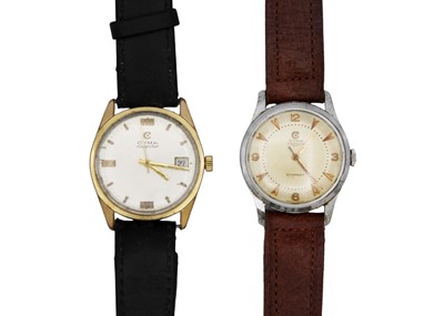 Lot 228 - CYMA - two gentleman's manual wind gentleman's wristwatches, a Navystar and a Triplex.