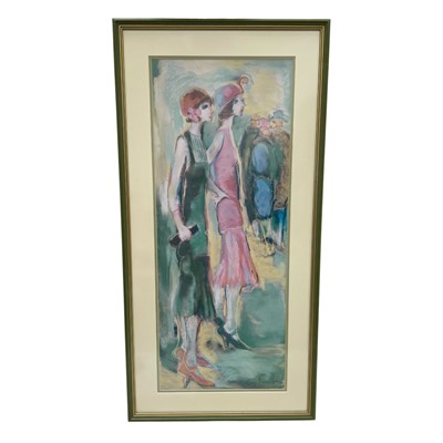 Lot 164 - Invitation by Marie Versailles, framed print....
