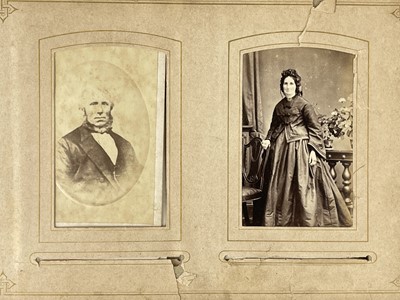 Lot 17 - (Cornwall) An album of Carte De Visite