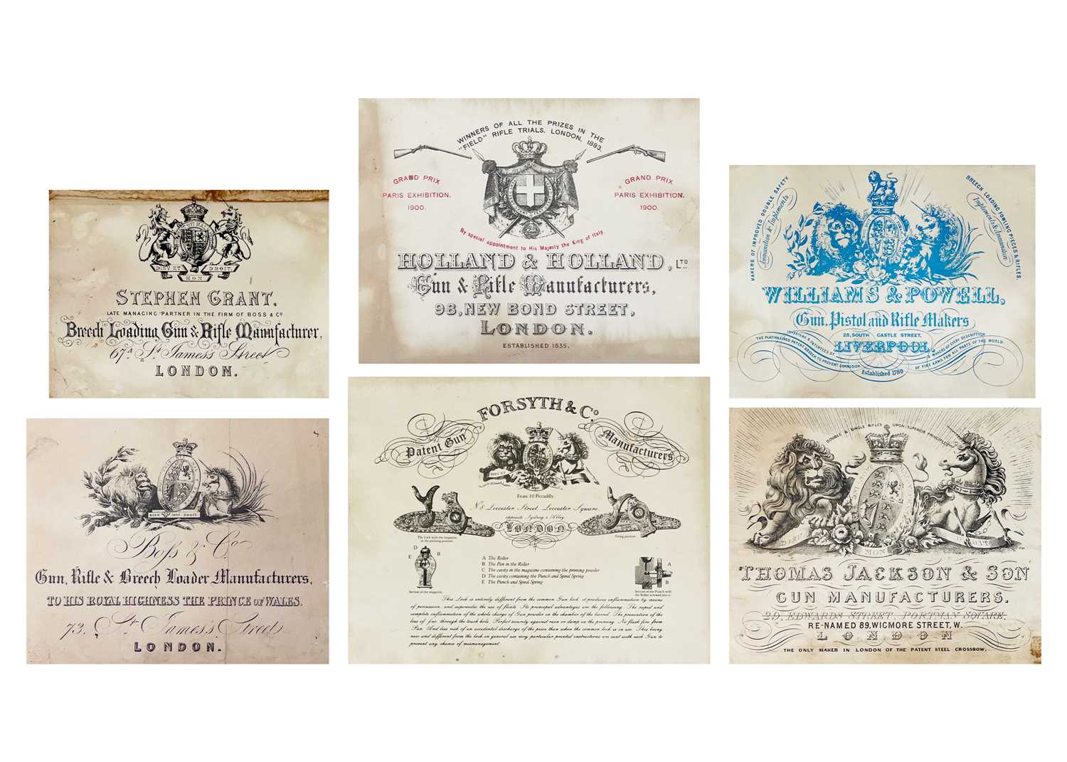 Lot 15 - Gun Makers labels