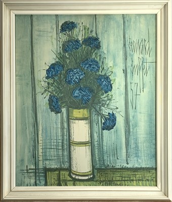 Lot 433 - Bernard BUFFET (1928-1999) Blue Flowers in a...