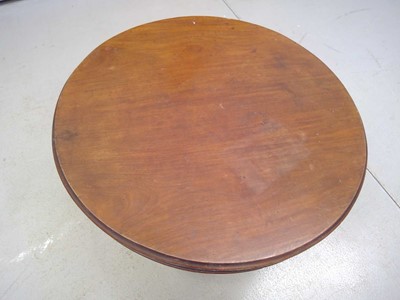 Lot 179 - A Folding Pedestal Table. The Table is 71cm...