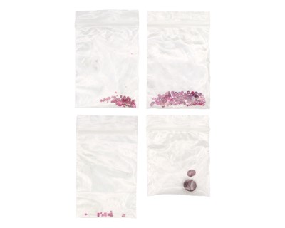 Lot 66 - A mix of loose ruby gemstones.