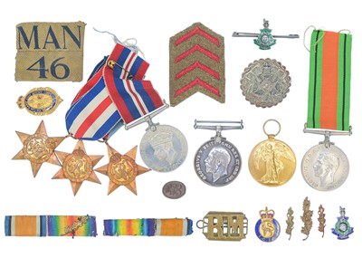 Lot 314 - WW1/2 Medals.