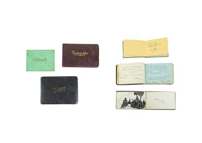 Lot 248 - Autograph Albums x 3.