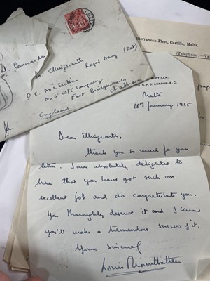 Lot 10 - Military archive of the Ellingworth family