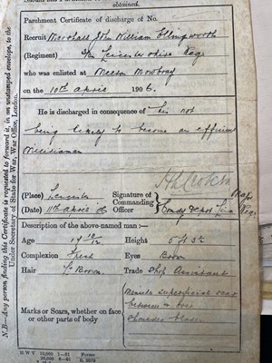 Lot 10 - Military archive of the Ellingworth family