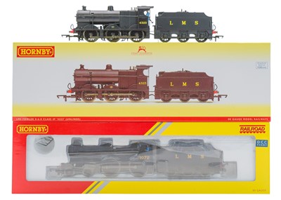 Lot 424 - Hornby LMS Steam Locomotives x2 'OO Gauge'.