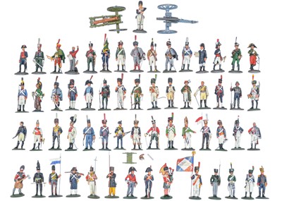 Lot 390 - Del Prado, approximately 60 cast metal painted model soldiers.