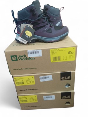 Lot 39 - Three Pairs of Woman's Jack Wolfskin Texapore Walking Boots