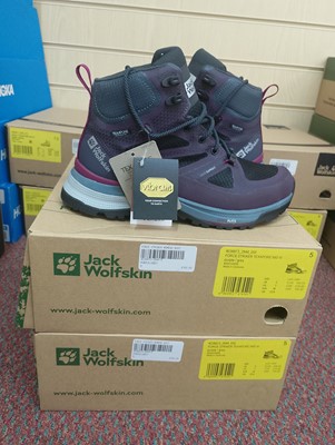 Lot 43 - Two Pairs of Ladies Jack Wolfskin Texapore Walking Boots