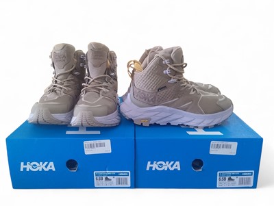 Lot 46 - Two Pairs of Woman's Hoka Anacapa Mid Boots