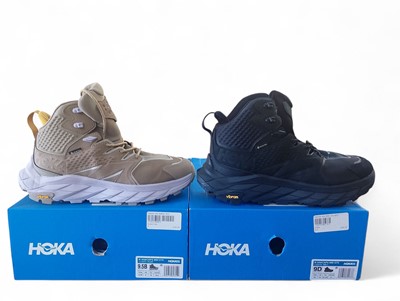 Lot 49 - Two Pairs of Ladies Hoka Anacapa Mid GTX Walking Boots