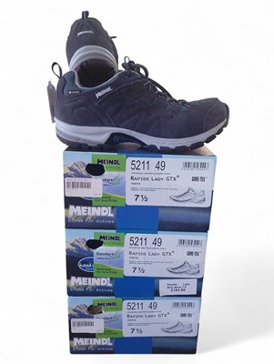 Lot 60 - Three Pairs of Meindl Rapide Lady Gore-Tex Walking Shoes