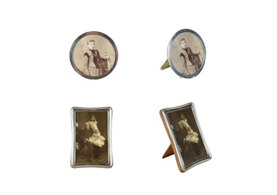 Lot 354 - Two hallmarked silver photo frames.