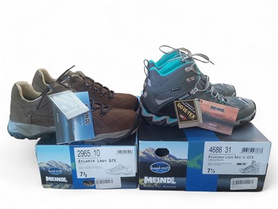 Lot 61 - Two Pairs of Ladies Meindl Walking Shoes/Boots