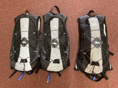 Lot 251 - Three Trespass Black Hydration Packs